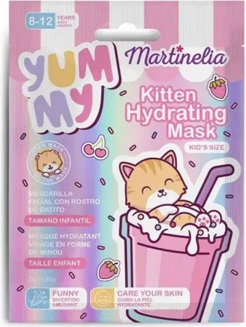 Maskë fytyre hidratuese për vajza Martinelia Yummy Kitten, 23g