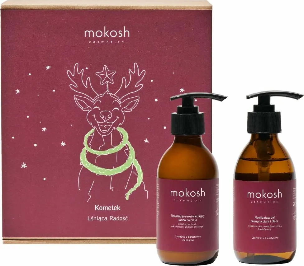 Set për trup dhe duar për femra Mokosh Kometek Shining Joy, 2x200ml - 1