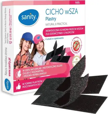 Shirita kundër morrave Sanity CICHO wSZA për fëmijë 4 copë