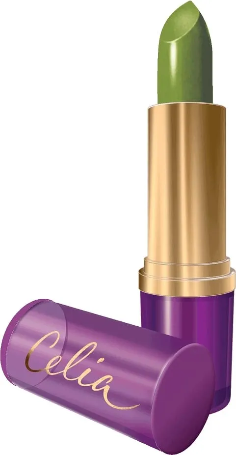 Buzëkuq për femra Celia Oxidizing Lipstick 03 Green, 4g, e gjelbër - 1