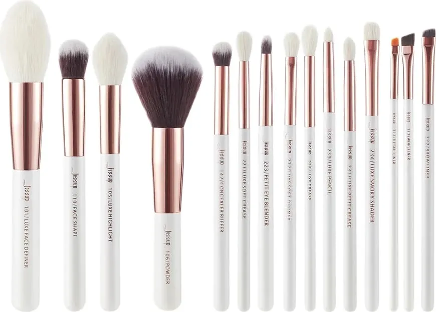 Set brushash për grim JESSUP T222 për femra, 15 copë - 1