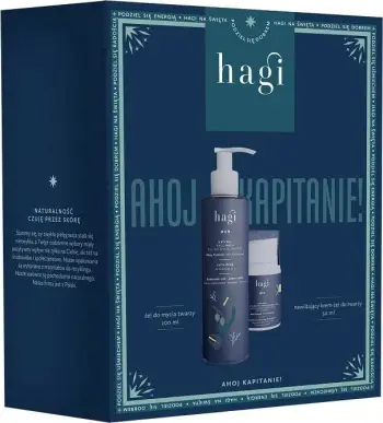 Set për fytyrë Hagi Hello Captain! për meshkuj, 200ml + 50ml