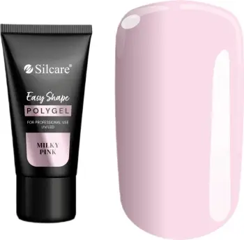 Polygel për thonj Silcare Easy Shape për femra Milky Pink 30g