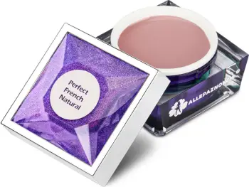 Xhel ndërtues për thonj AllePaznokcie Perfect French Self-Leveling Building Gel për femra Natural 50g