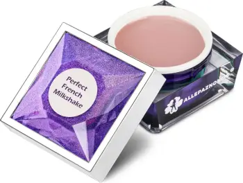 Xhel ndërtues për thonj AllePaznokcie Perfect French Self-Leveling për femra Milkshake 50g