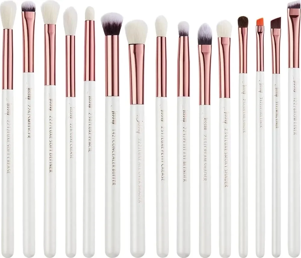 Set furçash për grim sysh JESSUP T217 për femra, 15 copë - 1