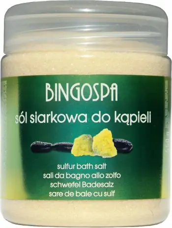 Kripë banje për femra BingoSpa Sulfur Bath Salt, 600g