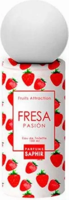 Eau de Parfum Saphir Fruits Attraction Strawberry Passion, 100ml - 1