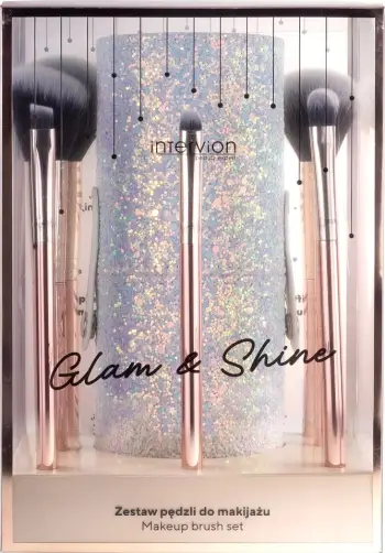 Set furçash për grim Inter Vion Glam&Shine për femra, 8 copë