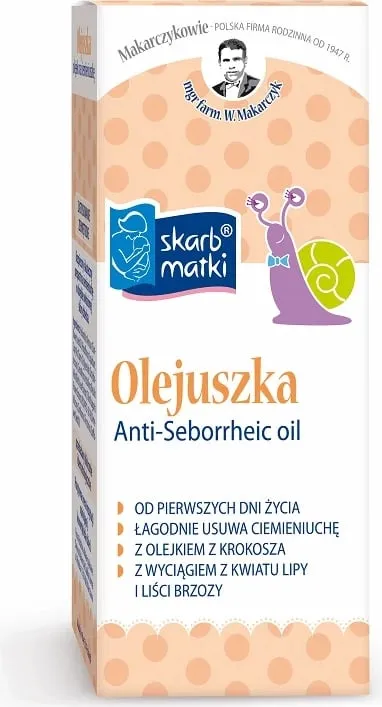 Vaj për kapakë të djepit Skarb Matki Olejuszka 30ml - 1