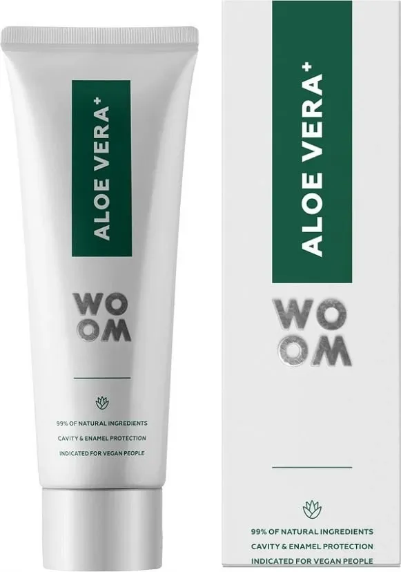 Pasta për dhëmbë Woom Aloe Vera+ Natural Organic 75ml - 1