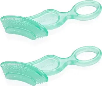 Furçë dhëmbësh dhe lodër për dhëmbë fëmijësh Brush-Baby unisex, 2 copë