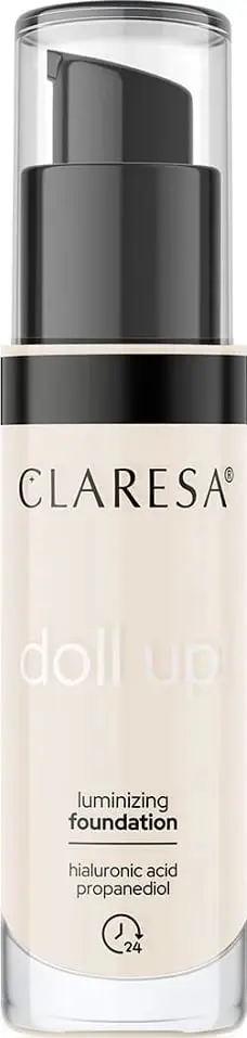 Fondatinë për femra Claresa Doll Up! Illuminating Foundation 01 Fair-Light, 34g