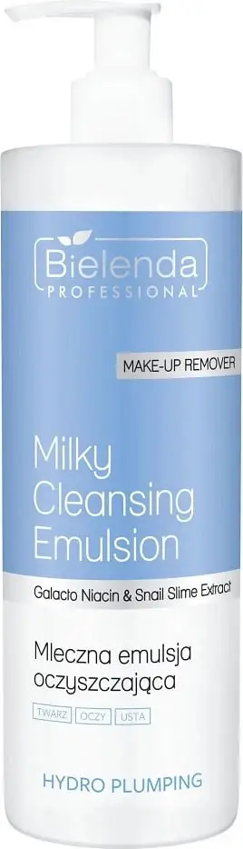 Emulsion pastrues për fytyrë për femra Bielenda Professional Hydro Plumping Milk Cleansing Emulsion 500ml