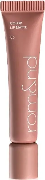 Buzëkuq mat Rom&nd Color Lip Matte 03 Taupe Dawn për femra, 8g