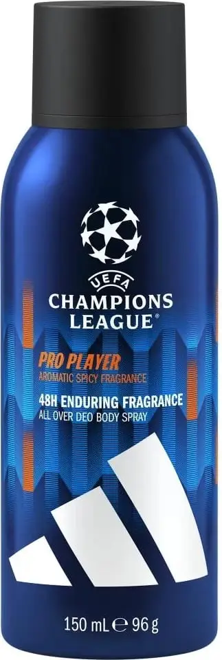 Deodorant spray për meshkuj Adidas Uefa Champions League Pro Player 150ml
