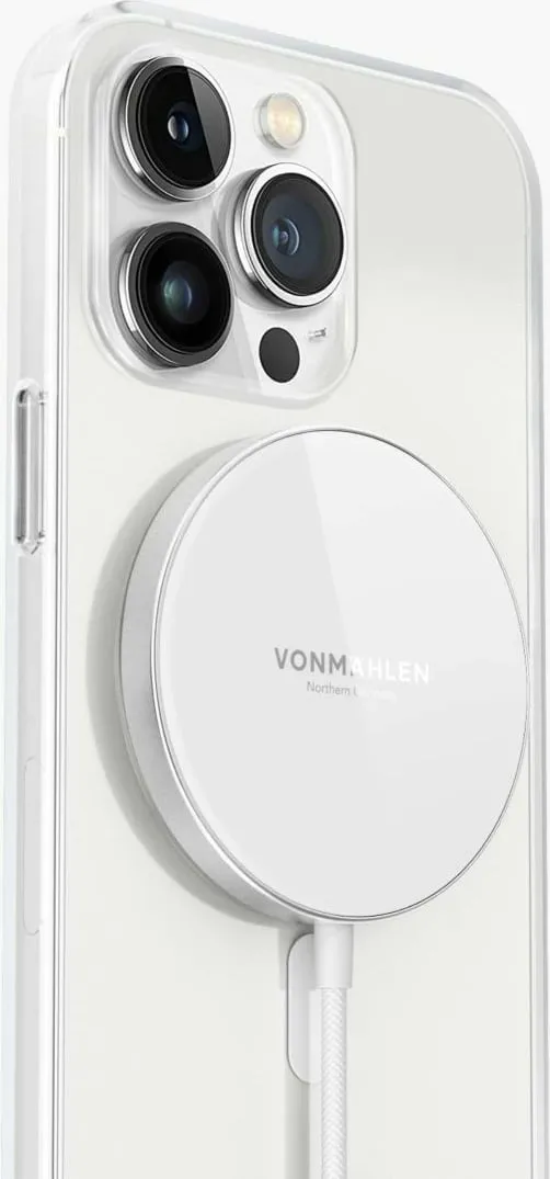 Karikues wireless Vonmählen Aura Mini magnet, kabllo bardhë - 2