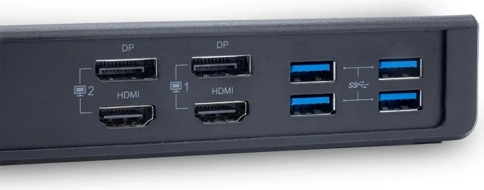 Docking station Terra D TERRA MOBILE 800, USB-C/A, 135W, e zezë - 1