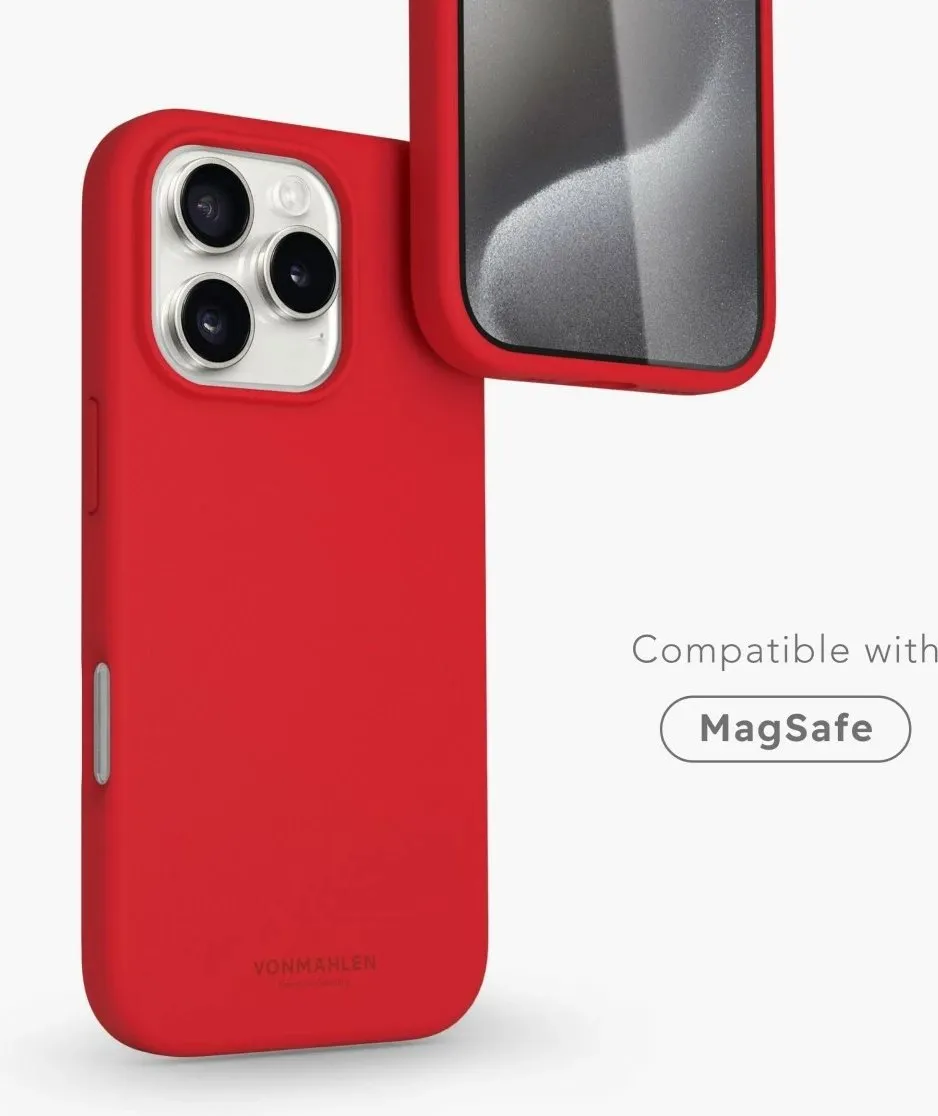 Mbështjellës silikon Vonmählen për iPhone 16 Pro Max, firecracker - 2