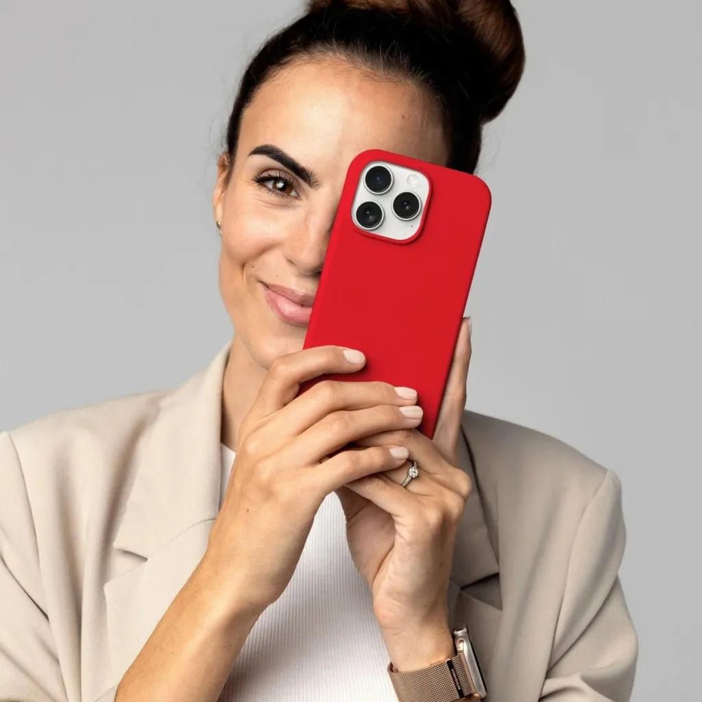 Mbështjellës silikon Vonmählen për iPhone 16 Pro Max, firecracker - 3