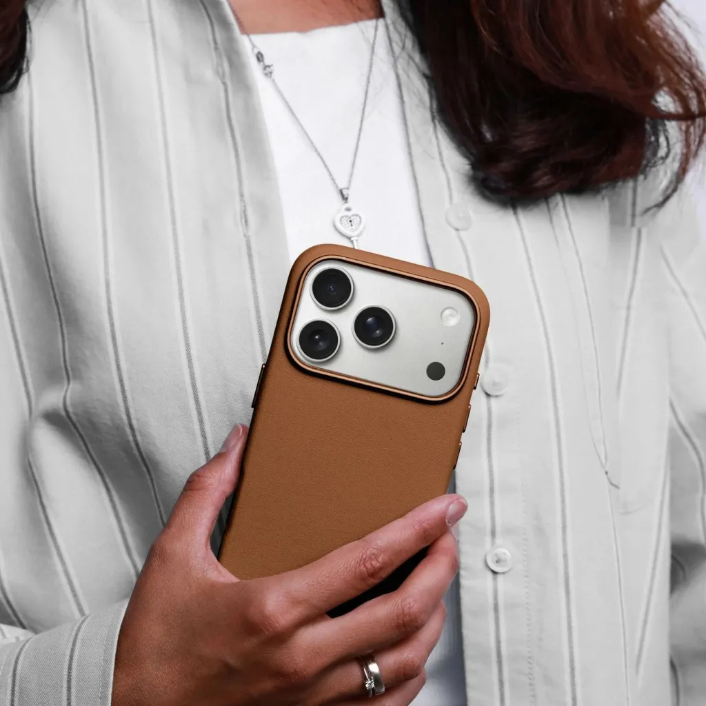Mbështjellës Vonmählen Like Leather Case për iPhone 17 Pro Max, kafe - 2