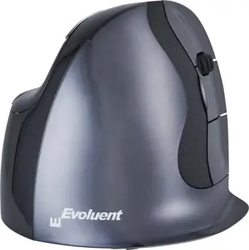 Maus vertikal Evoluent D wireless, 6 taste, large, hirtë