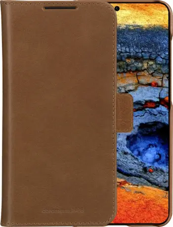 Mbështjellës dbramante1928 LYNGE për Galaxy S25, lëkurë, tan