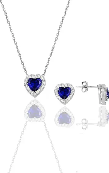 Set varëse dhe vathë argjendi, ngjyrë kaltër e errët, Jumeon, SGTL10139