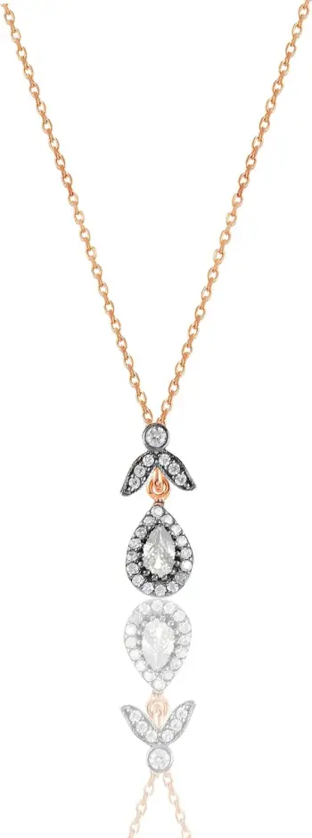 Varëse argjendi Jumeon, ngjyrë rozë ari, 9005KOLYE
