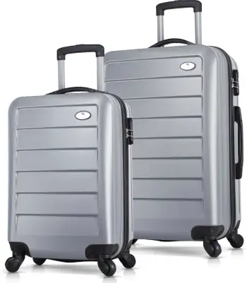 Set valixhesh (2 copë), ngjyrë gri, Zoozie Bags, 4773