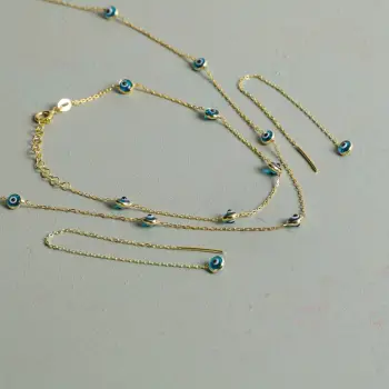 Set varëse, byzylyk dhe vathë ngjyrë ari, Jumeon, 10614G