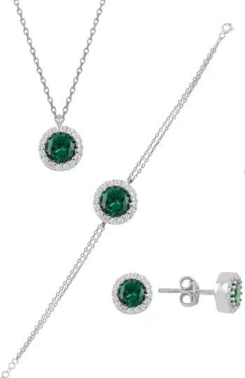 Set varëse, byzylyk dhe vathë argjendi, jeshile, Jumeon, 11174YESIL