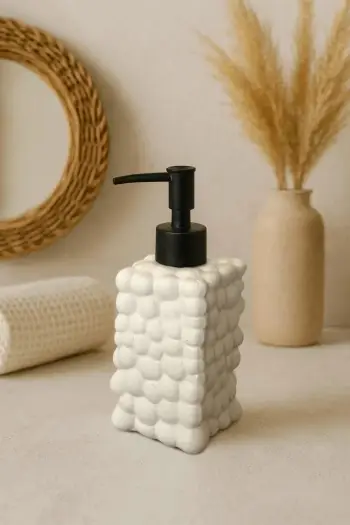 Dispenser sapuni Hermia Concept, MCH0011342, ngjyrë bezhë, qeramikë