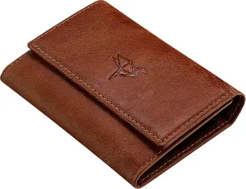 Portofol unisex Zoozie Bags, ngjyrë tan, Cuba
