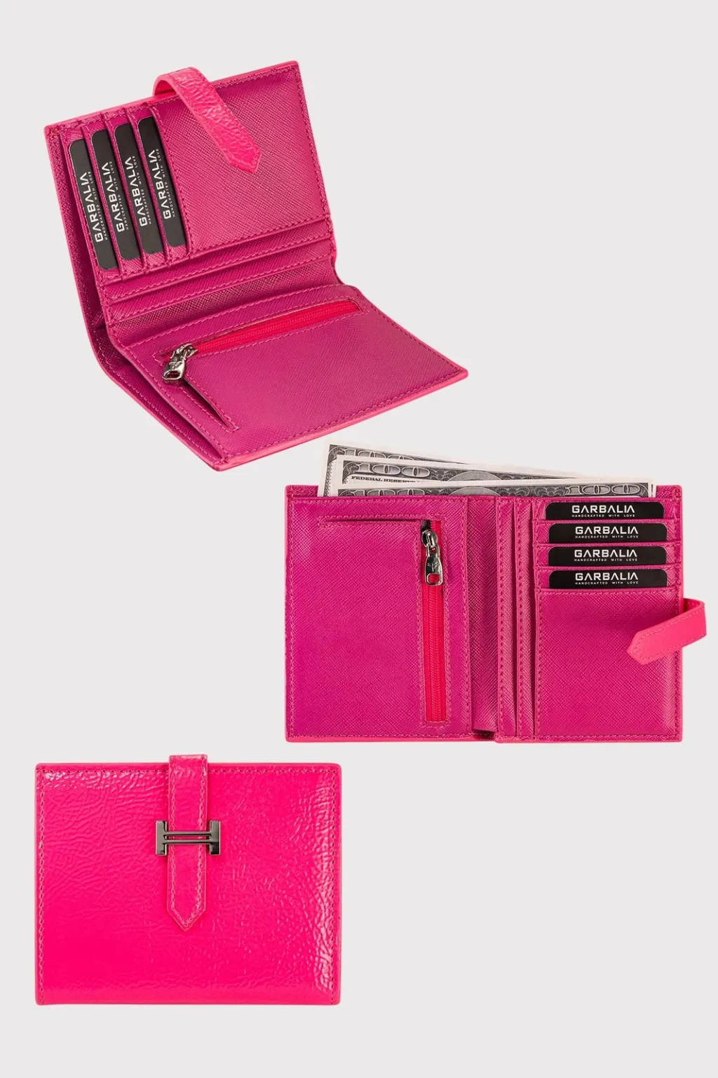 Portofol për gra, Zoozie Bags, Helsinki Parlak, fuchsia - 4