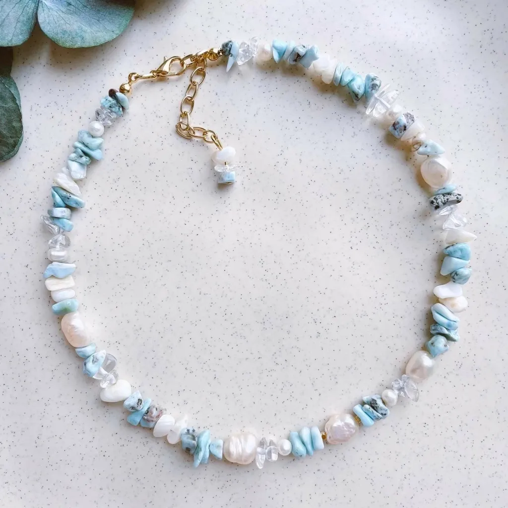 Varëse Jumeon, larimar, shumëngjyrëshe - 2