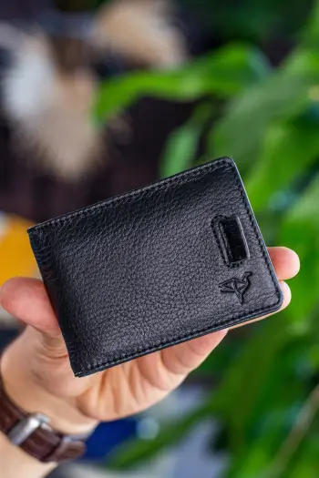Portofol për burra, lëkurë e zezë, Celtic, Zoozie Bags