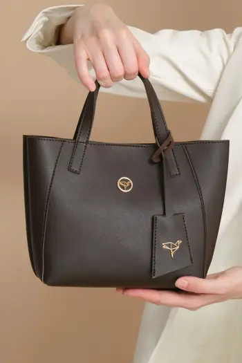 Çantë shpatullës Zoozie Bags, Sofia e vogël, ngjyrë kafe