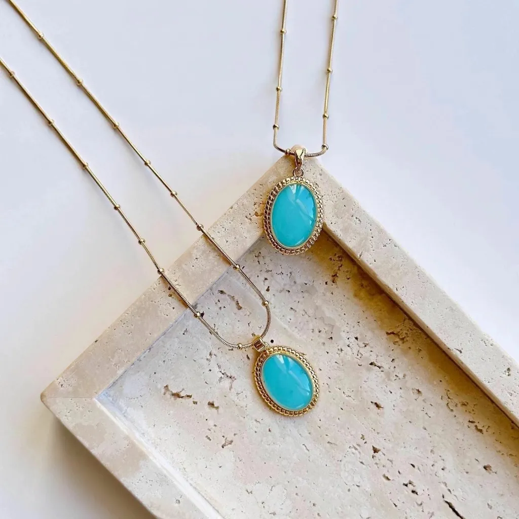 Qafore çeliku Jumeon, ngjyrë turquoise dhe ari, Bodrum - 1