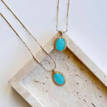 Qafore çeliku Jumeon, ngjyrë turquoise dhe ari, Bodrum
