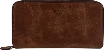 Portofol unisex Zoozie Bags Murphy, ngjyrë kafe