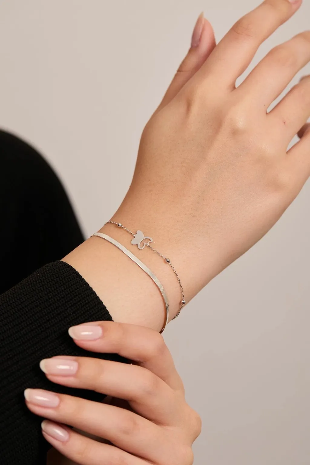 Byzylyk argjendi Elika Silver, ELKSET80077G - 1