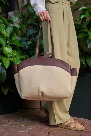 Çantë krahu Zoozie Bags, ngjyrë kafe, MK1020024S27-0001