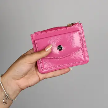 Portofol lëkure, ngjyrë rozë, Zoozie Bags, 1265