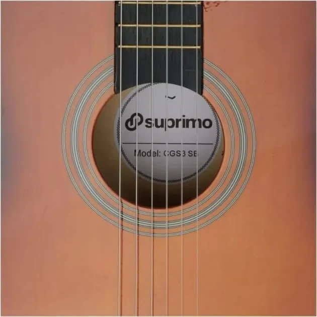 Kitarë klasike SUPRIMO CGS3 SB 4/4, sunburst - 2