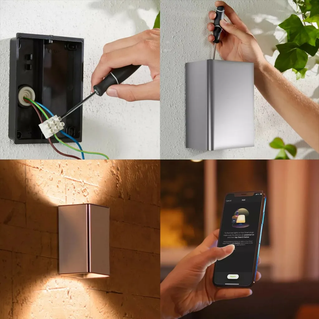 Llambë muri Philips Hue Resonate 17464/47/P7 - 2