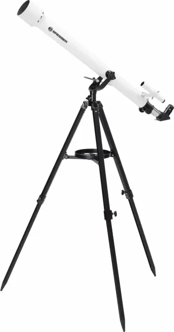 Teleskop Bresser CLASSIC 60/900 AZ Refractor, zmadhim 338x, i bardhë e zi