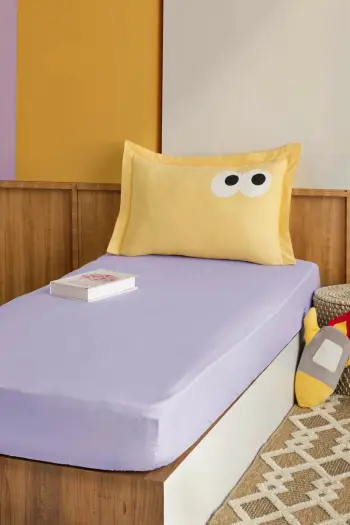 Set çarçafi për një person, L'Essentiel Linge de Maison, Funny, lejla dhe e verdhë
