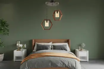 Llambë tavani Opviq, Hexagon Double Dark G Glass