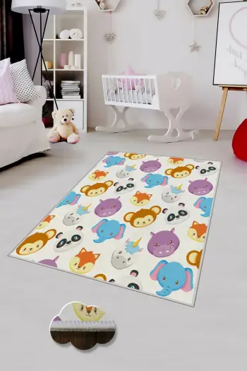 Qilim (80x120) Conceptum Hypnose, WOOKECE140, shumëngjyrësh